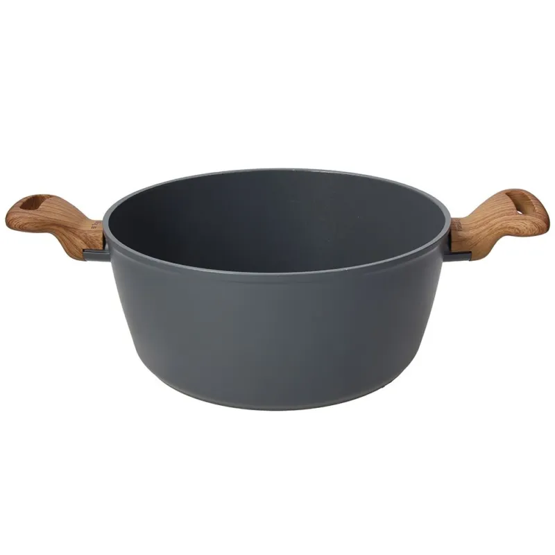 Casseruola 2 manici 24 cm Alluminio Grigio Promozione Esclusiva