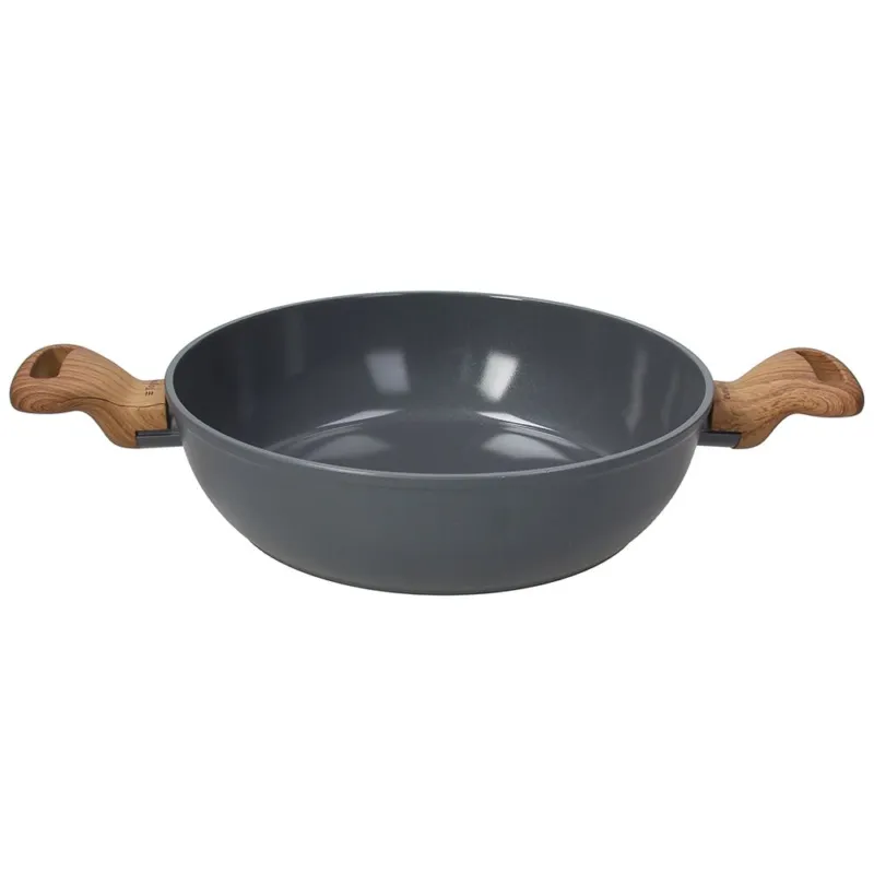 Tegame 2 manici 24 cm Alluminio Grigio Offerta Limitata