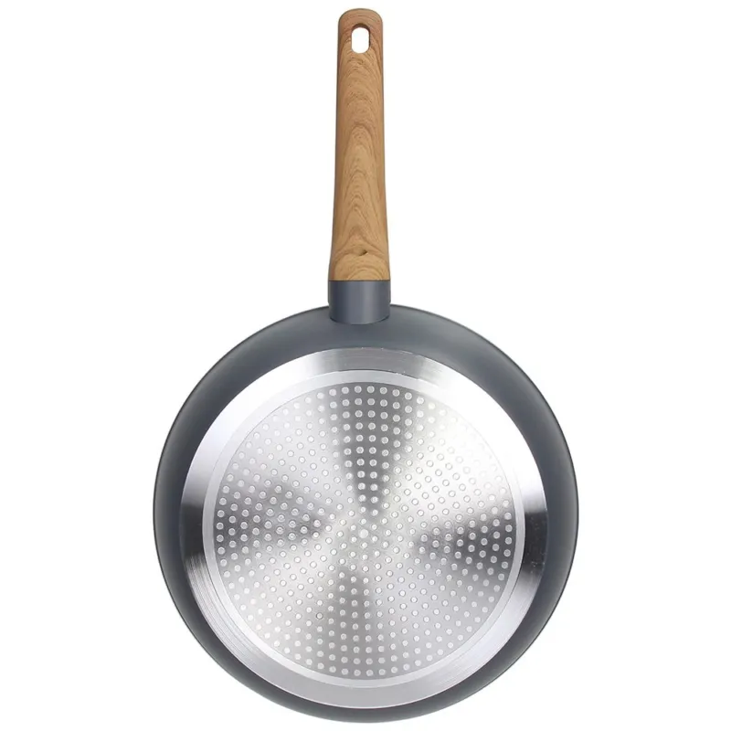 Padella 1 manico 32 cm Alluminio Grigio Direttamente Dal Produttore