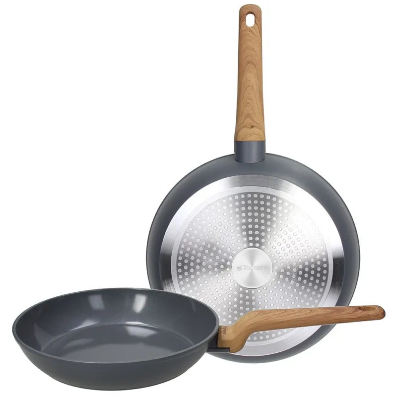 Compra Online Set 2 Padelle 24/28 cm Alluminio Grigio