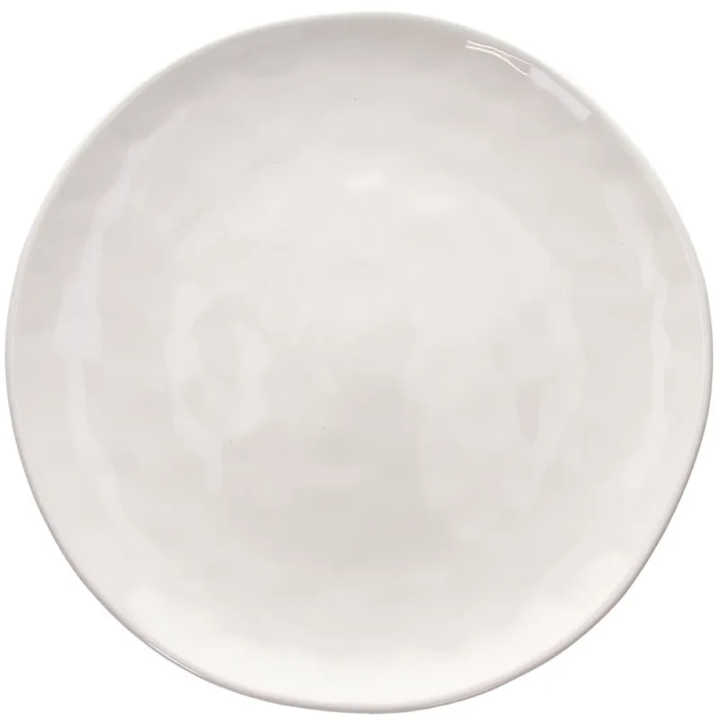 Piatto Dessert 20 cm Nordik White Super Strong Stoneware Bianco Consegna Rapida