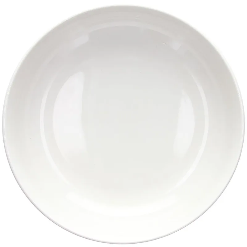 Scelto Dai Clienti Piatto Fondo Cm 18,5 Bianco Porcellana Bianco