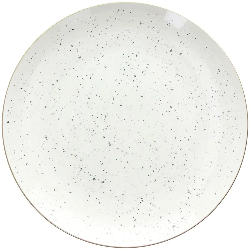 Di Tendenza Piatto dessert cm 19 Pepper Bianco Porcellana Bianco