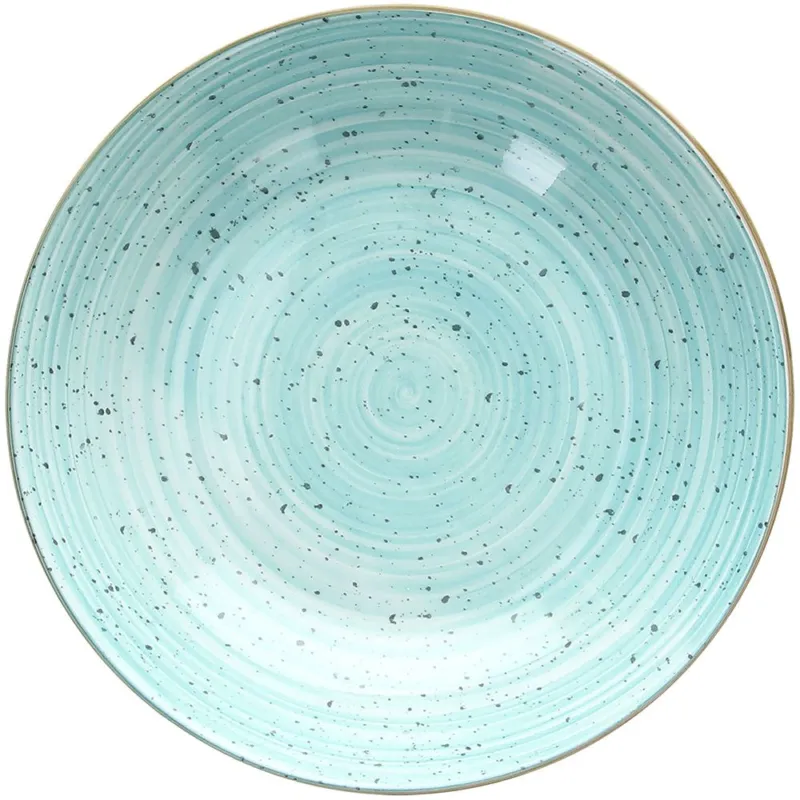 Occasione Piatto fondo cm 20 Pepper Azzurro Porcellana Azzurro