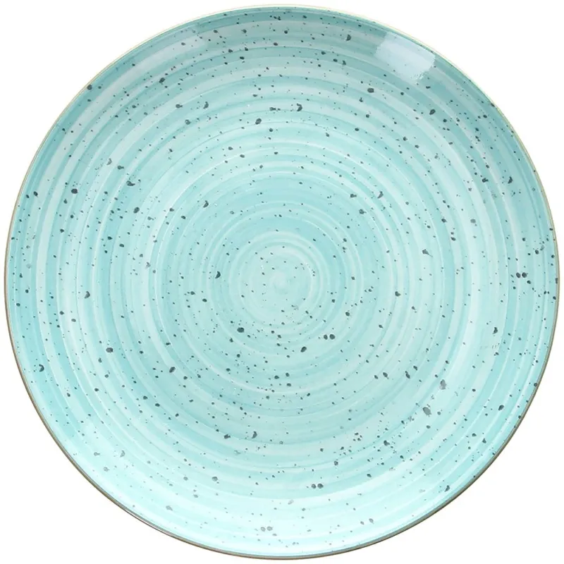 Novità Piatto dessert cm 19 Pepper Azzurro Porcellana Azzurro