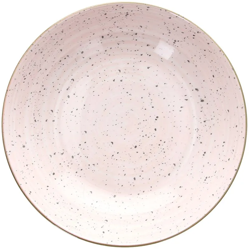Compra Online Piatto fondo cm 20 Pepper Rosa Porcellana Rosa