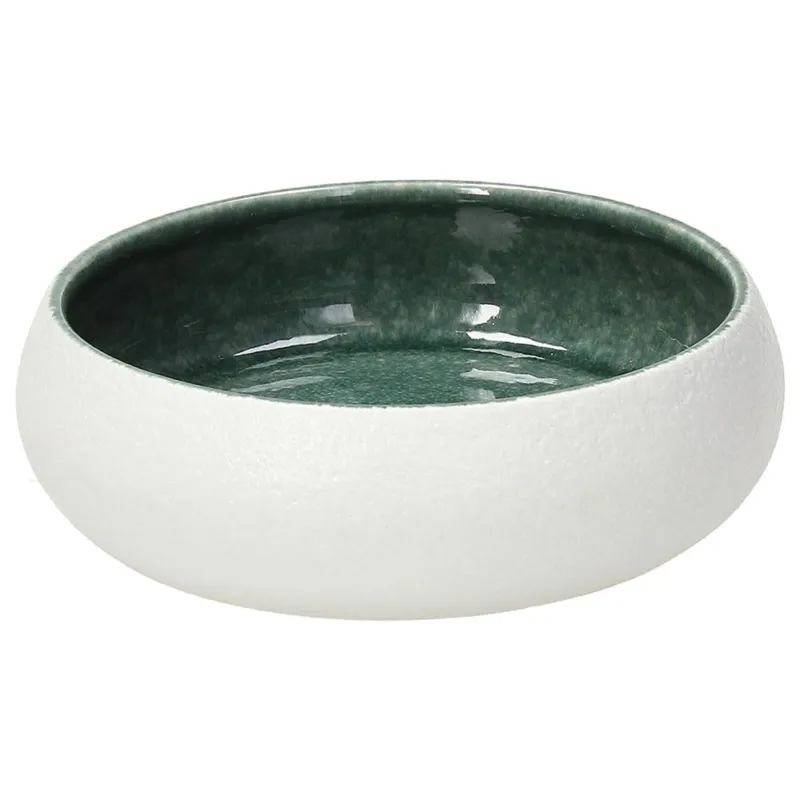 Offerta Limitata Coppetta Bowl 14 cm Elipse White Teal Stoneware Bianco-Verde