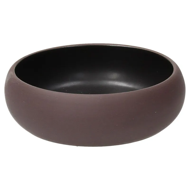 Promozione Esclusiva Coppetta Bowl 14 cm Elipse Moca Black Stoneware Marrone-Nero