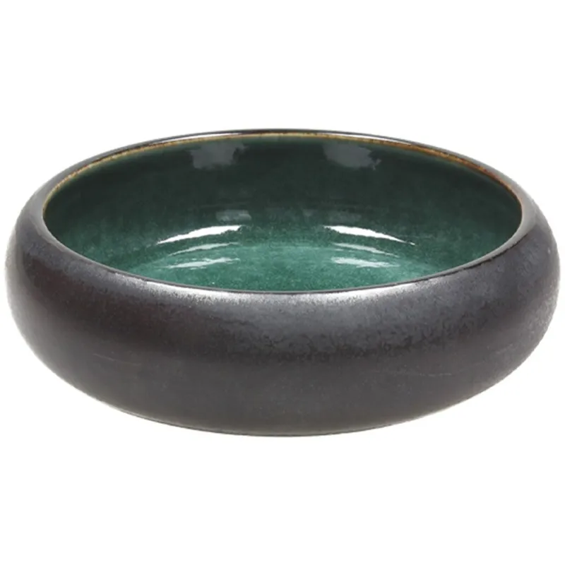 Coppetta Bowl 17 cm Elipse Bronze Teal Stoneware Nero-Verde Saldi