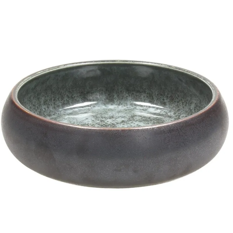 Coppetta Bowl 20 cm Elipse Bronze Grey Stoneware Nero-Grigio Ultimissimo Modello