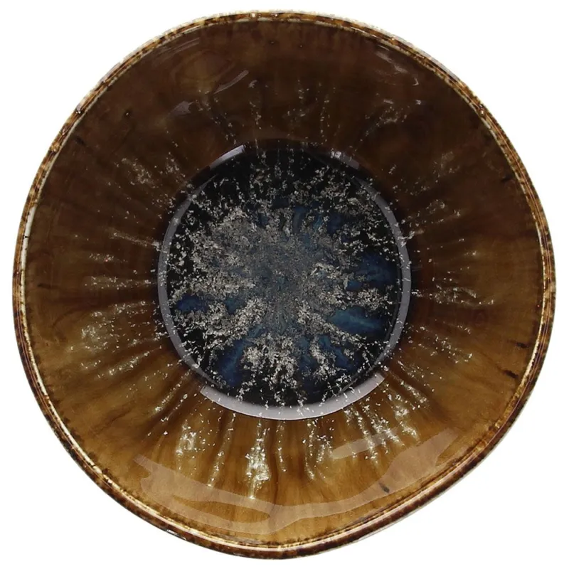 Bolo 14 cm Reef Oyster Porcellana Ambra-Blu Scelto Dai Clienti