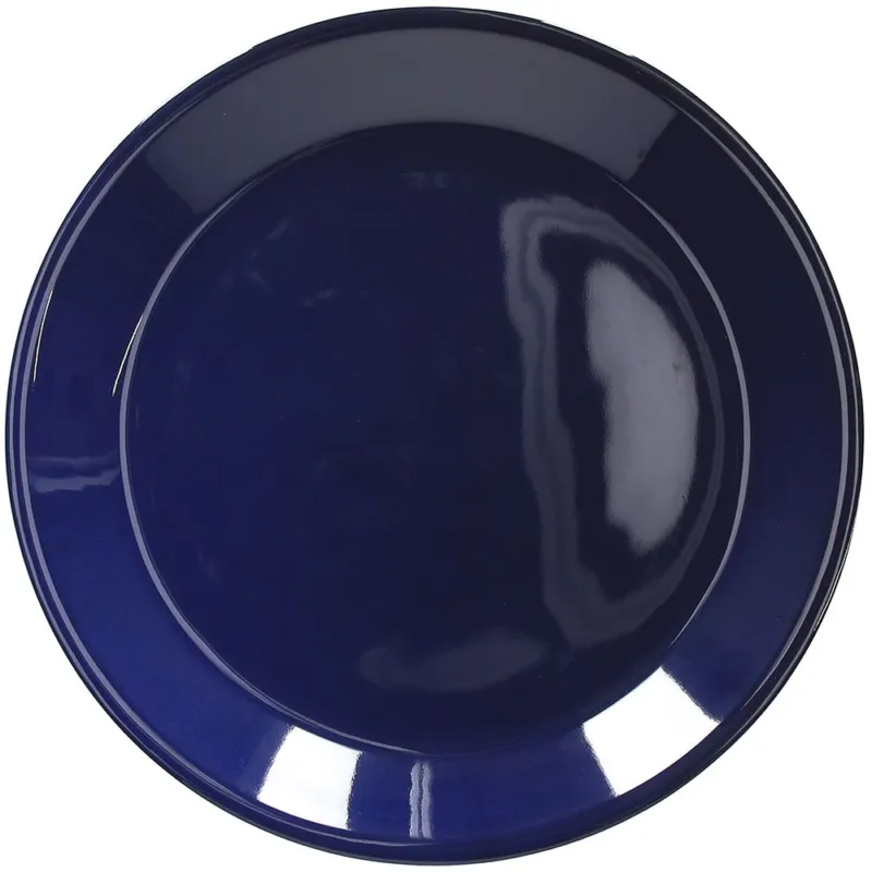 Vassoio rotondo 32 cm Blue Melamina Blu Non Perdere