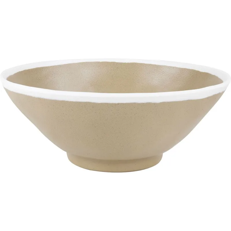 Bolo 14 cm Brown White Rim Melamina Beige Compra Online