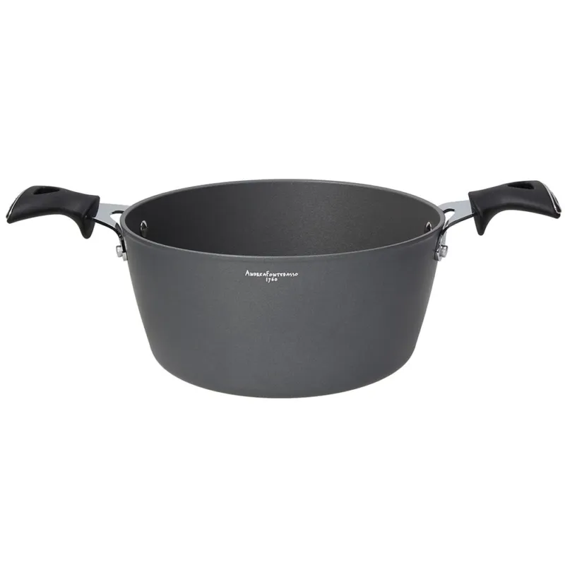Casseruola a 2 manici 24 cm Alluminio Grigio Esclusivo