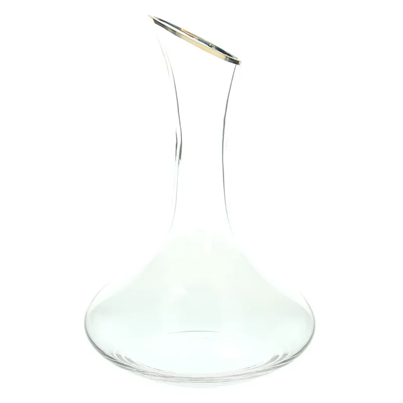 Occasione Decanter 1,5 L Filo Oro Vetro Trasparente