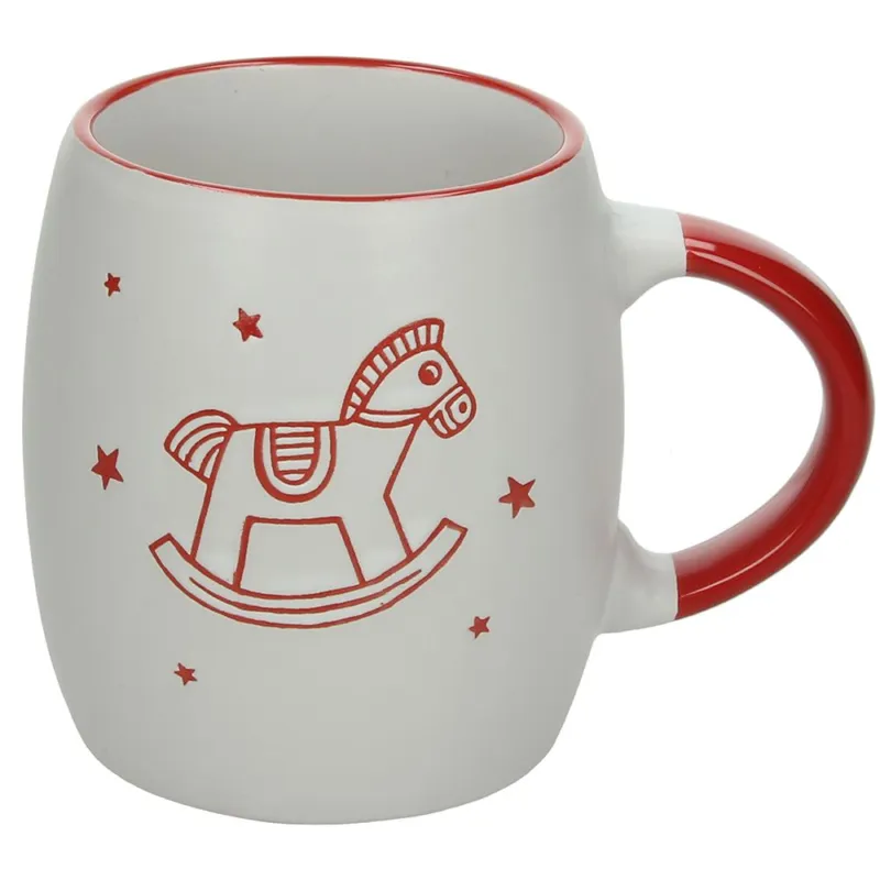 Esclusivo Mug Cavallo Stoneware Grigio