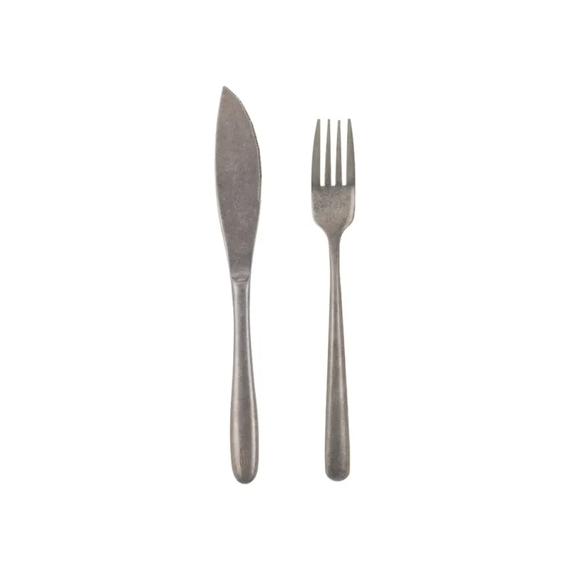 Set 12 pezzi forchette e coltelli per pizza Acciaio Inox 18/10 Acciaio Prezzo Conveniente