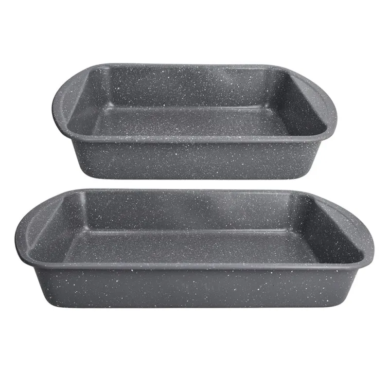 Set 2 pezzi Lasagnera 35x27 e 45x30 Mythos Acciaio al carbonio Grigio Acquista Ora