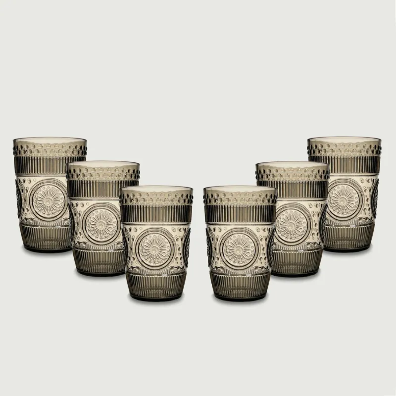 Super Prezzo Tumbler Imperial In Plastica,set-6-bicchieri-piu-conveniente-grigio
