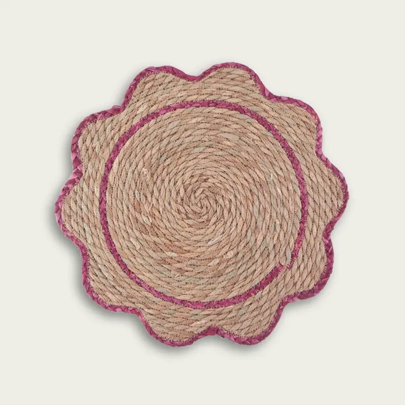 Ultima Occasione Tovaglietta Margherita Ø 40 cm In Fibra Di Mais,rosa