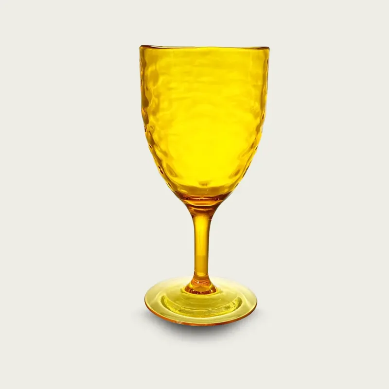 Saldi Calice Hammered In Plastica Acrilica,ambra