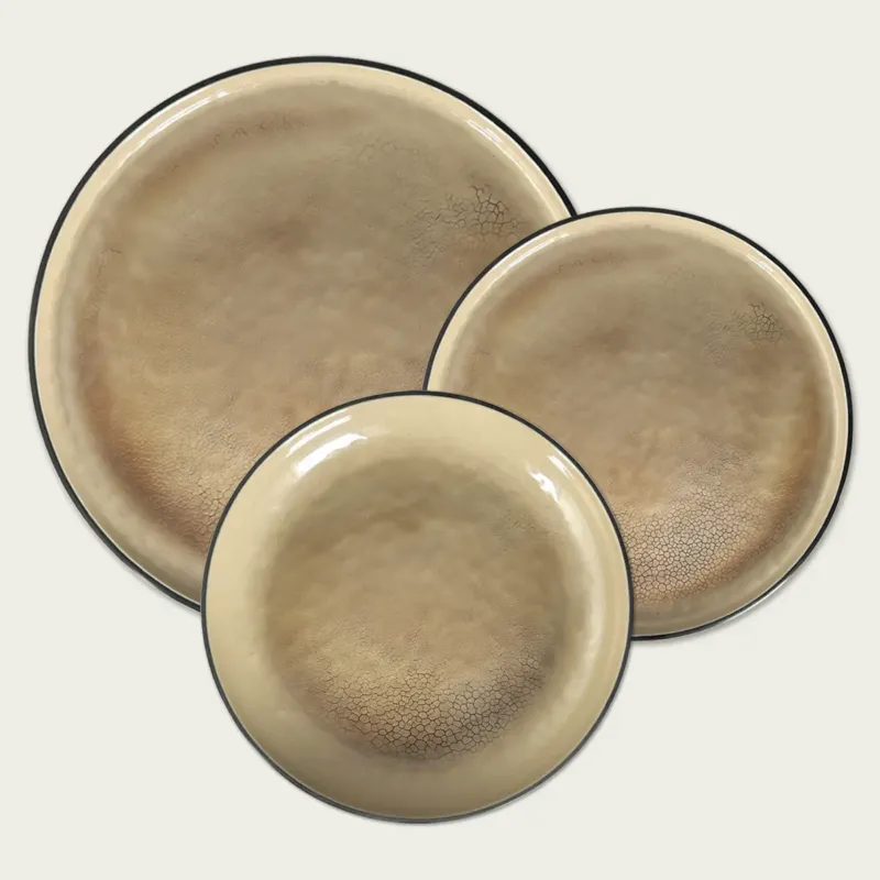 Sconto Piatto In Melamina Reactive,marrone
