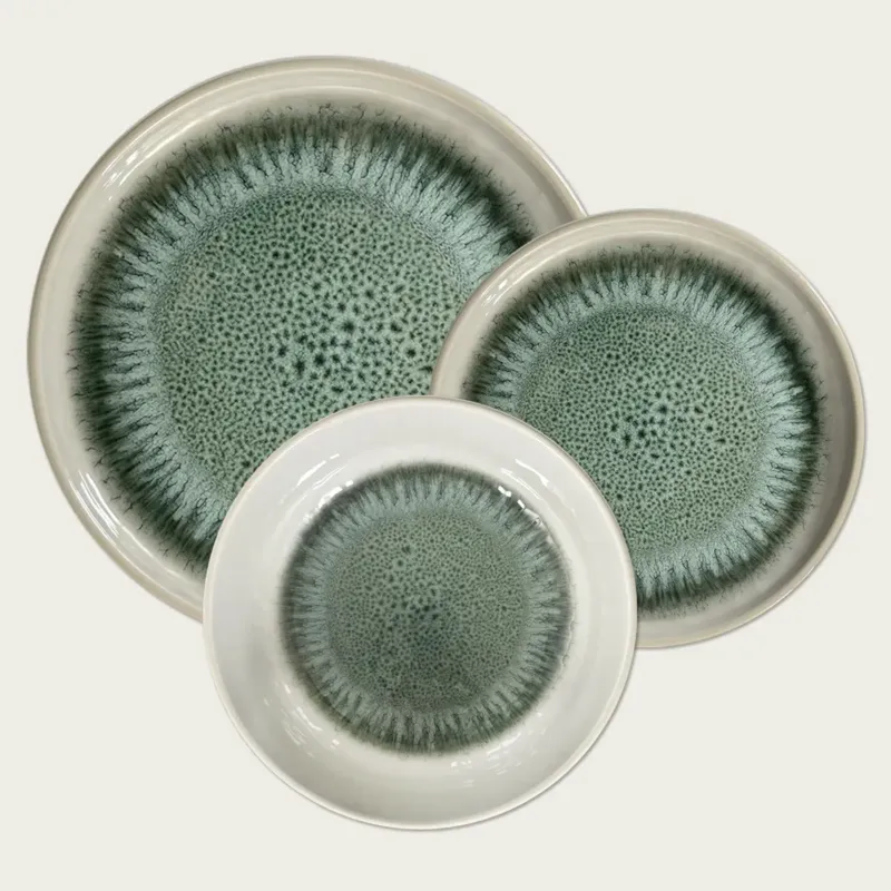 Piatto In Melamina Reactive,verde Nuova Collezione