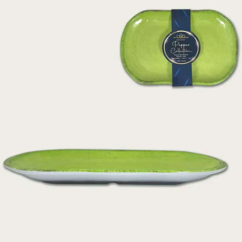Promo Stagionale Vassoio Pepper In Melamina,verde