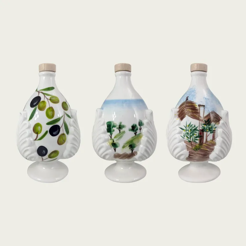 Oliera In Ceramica Decorata Forma Pumo Prezzo Ridotto