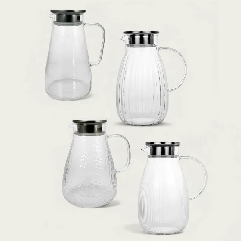 Caraffa Trasparente In Vetro Con Coperchio 1,8 L Prezzo Ridotto