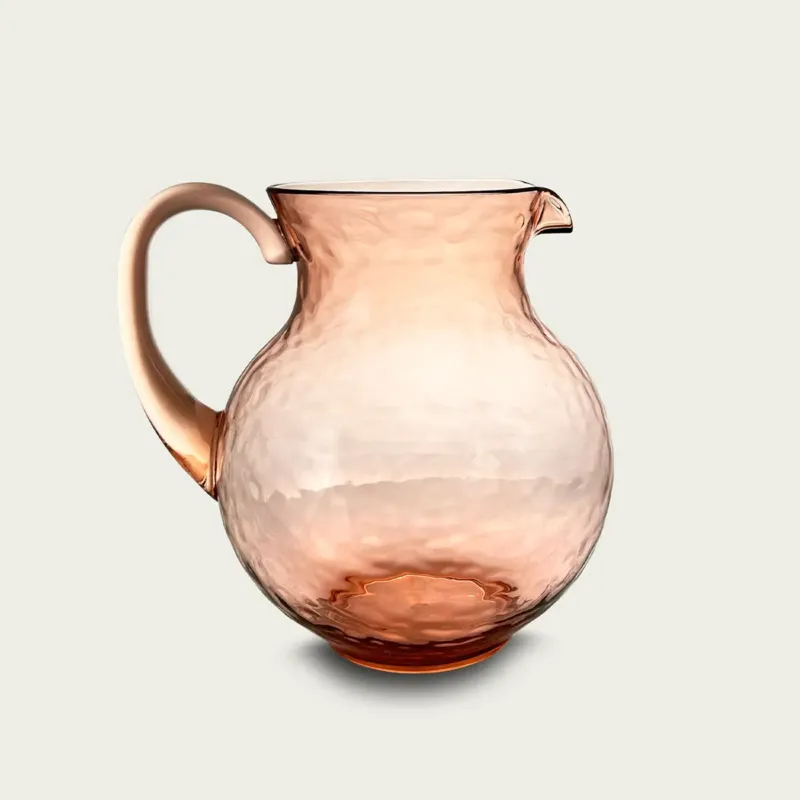 Caraffa 2 L Hammered In Plastica Acrilica,rosa Offerta Limitata