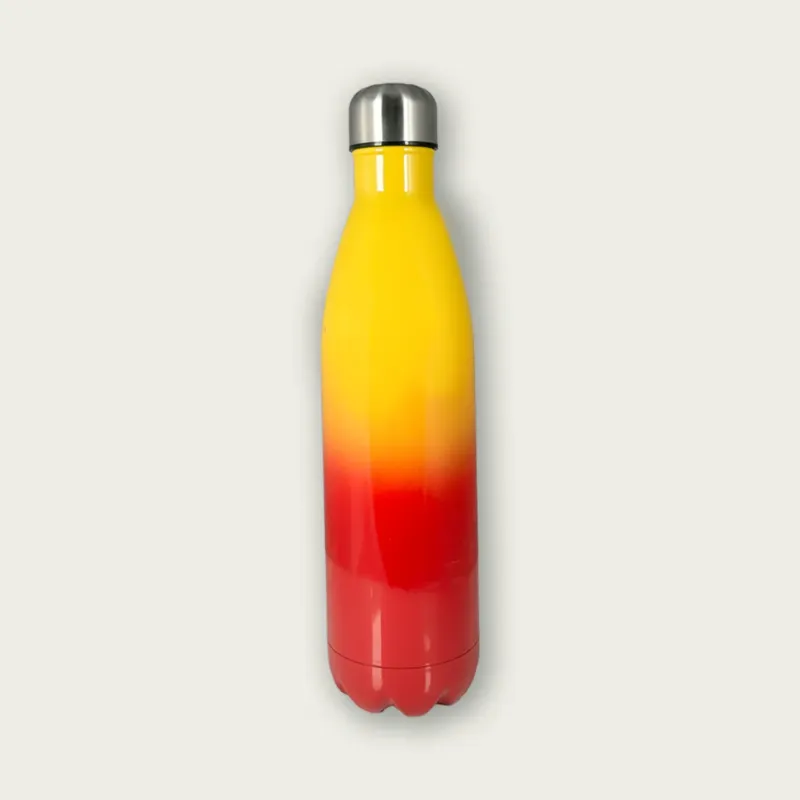 Ordina Subito Bottiglia Termica Fusion In Acciaio Con Doppia Camera,giallo-e-rosso
