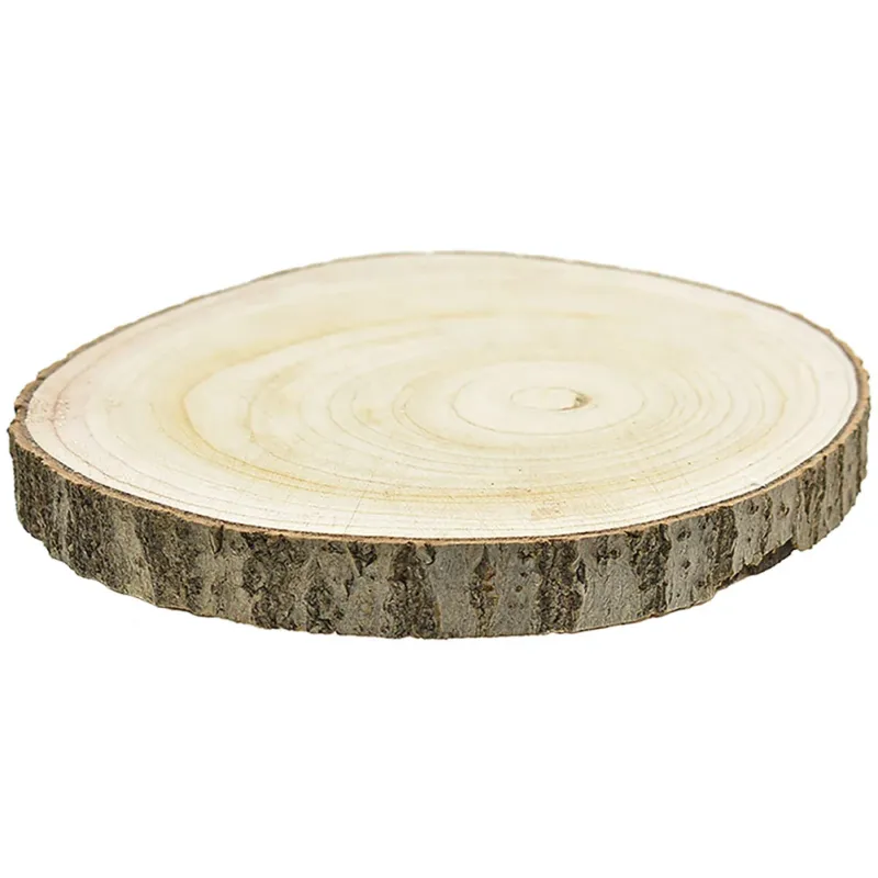 Ultima Occasione Centrotavola di Legno Base Dischi Tronco Decorazione Natalizia Diametro 20CM