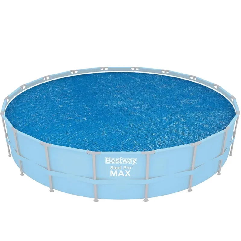 Professionale Telo Termico Solare Per Piscina Steel Pro Frame Rotonda 549cm Copertura Bestway