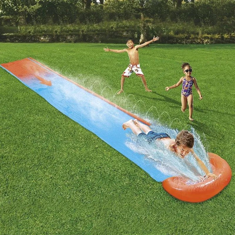 Quantità Limitata Acqua Scivolo Ferroviario Bambini 488cm Gioco Esterno Giardino Piscina Bestway