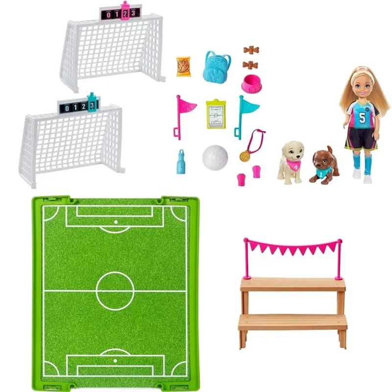 Direttamente Dal Produttore Barbie Dreamhouse Adventures Bambola Chelsea Calcio Football Giocattolo Bambini