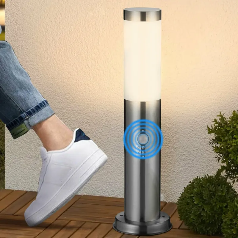 Lampada Paletto Luce Giardino + Sensore Movimento PIR Illuminazione Esterno 45cm Affare