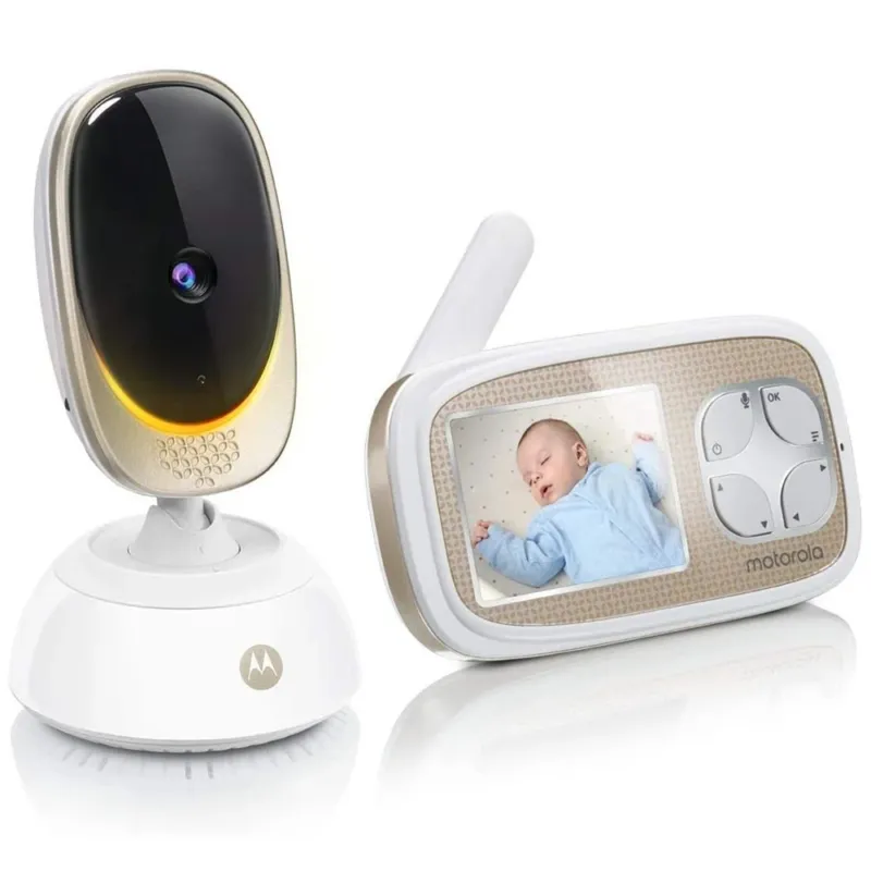 Baby Monitor Telecamera Wifi Sorveglianza Bambino Neonato + Luce Notturna Alexa Nuova Collezione