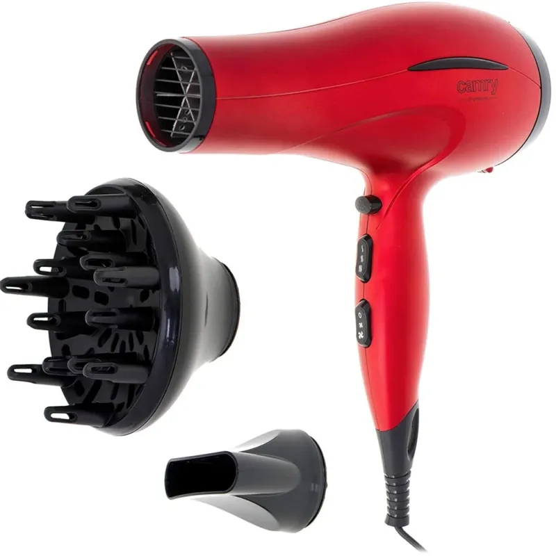 Offerta Speciale Asciugacapelli 2600W Phon Capelli Beccuccio Stretto 3 Potenze con Diffusore