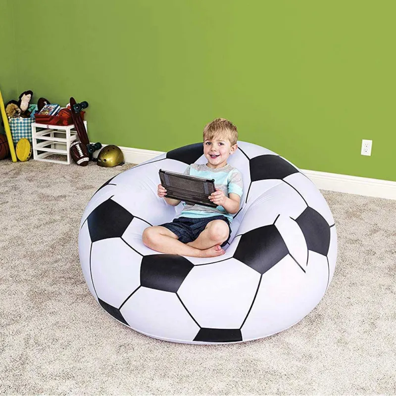 Ultime Pezzi Poltrona Pallone Da Calcio Poltroncina Soccer 114x112x66cm Sedia Bestway 75010