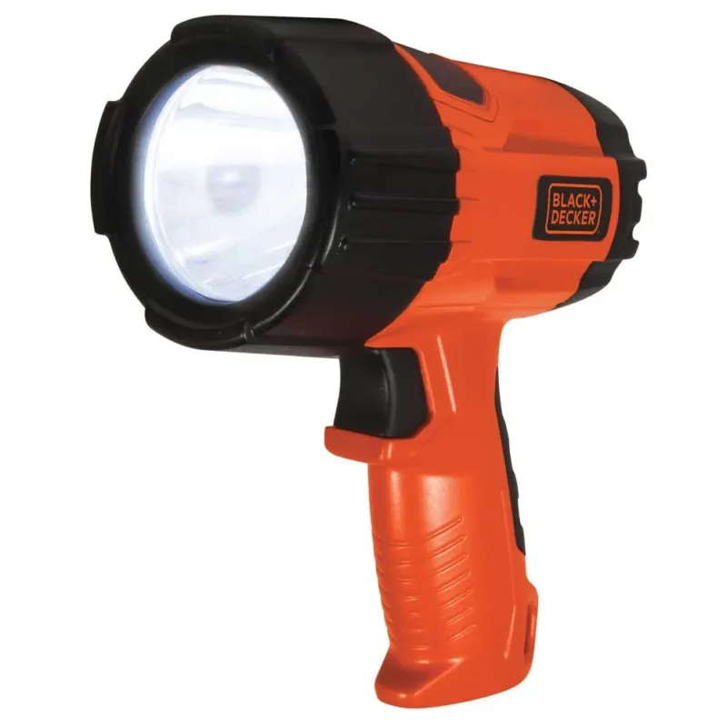 Torcia Led Black Decker 3W 375 Lumen a Batteria Luce Emergenza Manico Ergonomico Must-Have