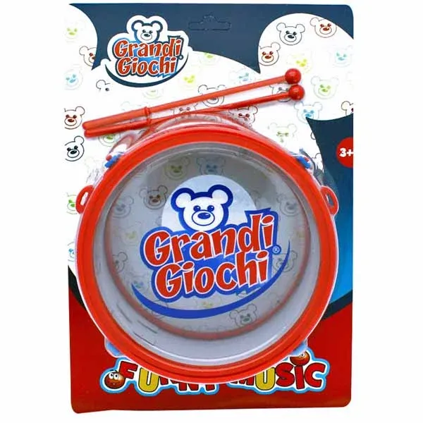 Promozione Esclusiva Tamburello in Plastica dal Diametro di 16cm Linea Grandi Giochi