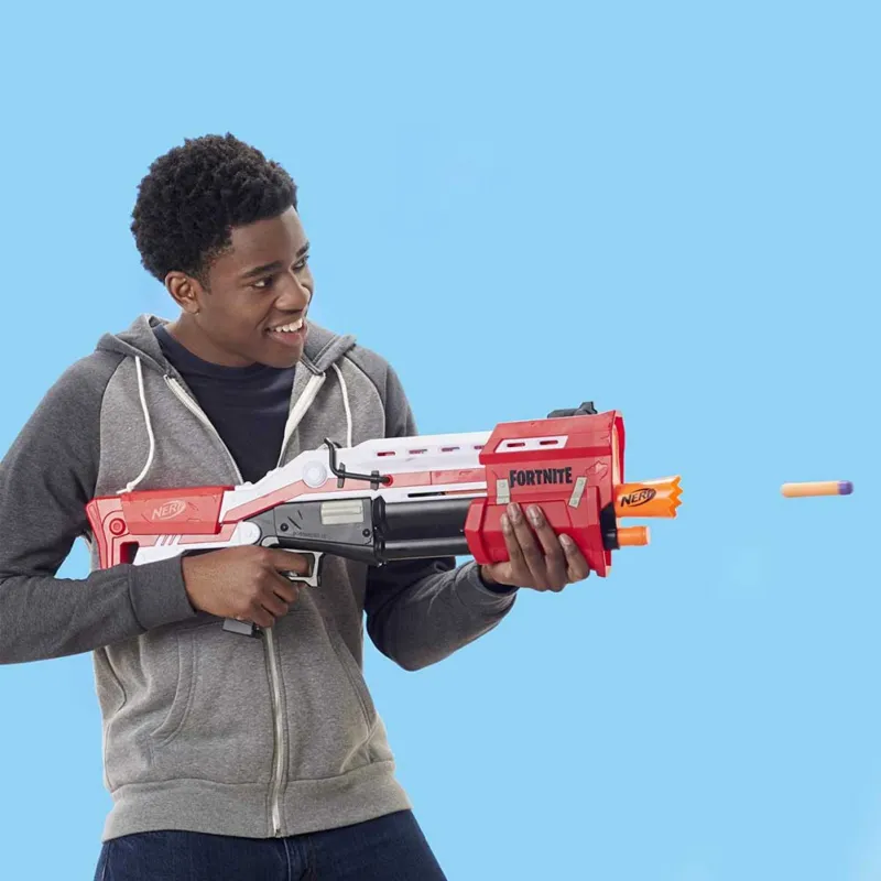 Nerf Fortnite TS Mega Blaster Fucile Pistola Giocattolo Bambini con 8 Munizioni Occasione