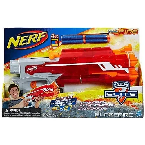 Prezzo Di Fabbrica Nerf Fucile N-Strike Elite Blazefire Sonic Fire Spara Freccette Hasbro