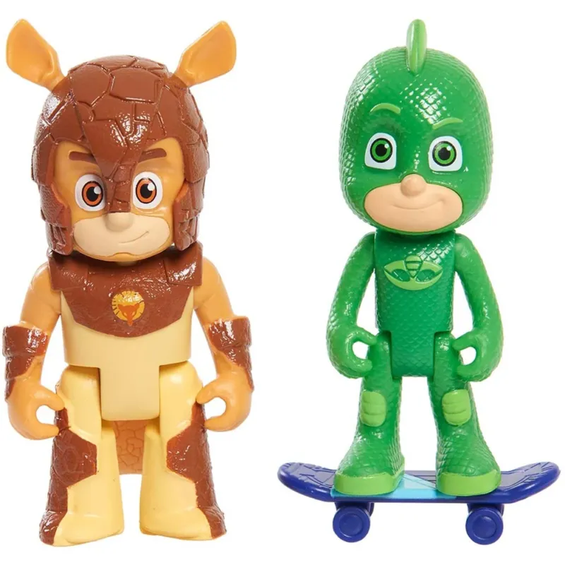 Non Perdere Set 2 Personaggi PJ Masks Action Figures Geco e Armadylan Giocattoli Idea Regalo