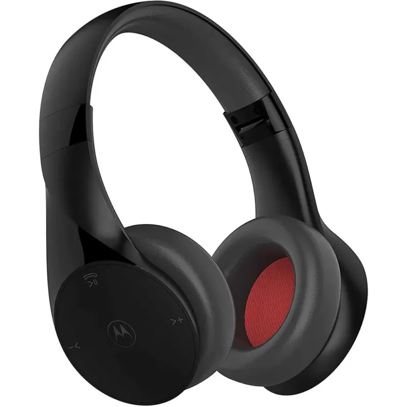 A Buon Prezzo Cuffie Bluetooth Motorola Sound Moto Escape Pieghevoli con Microfono Nero