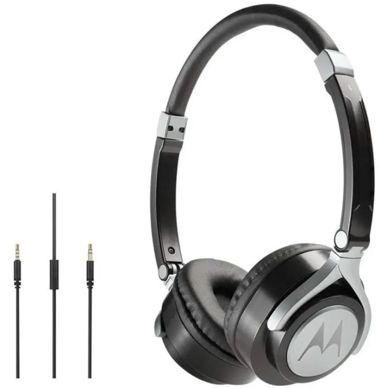 Cuffie Stereo Motorola Pulse 2 con Microfono Altoparlanti 36mm Mp3 Smartphone TV Prezzo Scontato