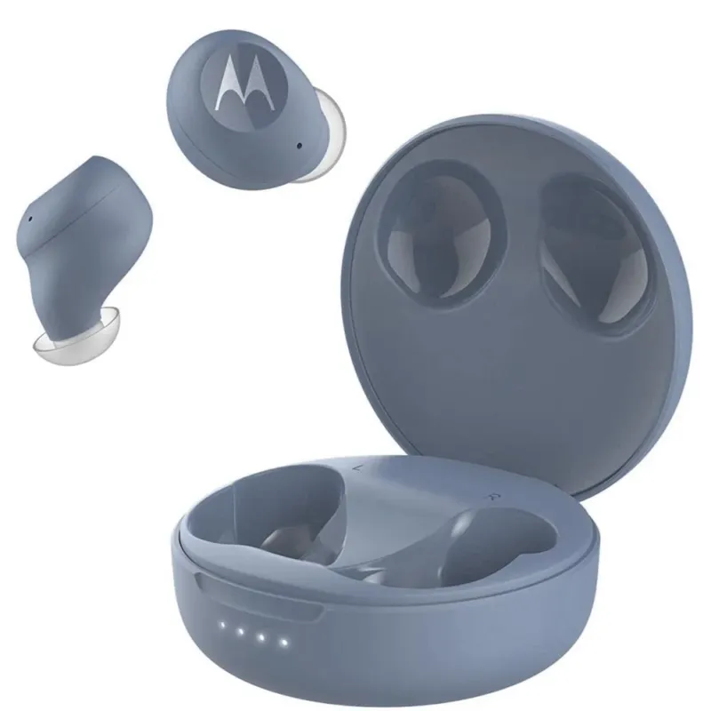 Cuffie Auricolari Wireless Bluetooth Motorola Vervebuds 250 Blu Microfono Ultime Pezzi