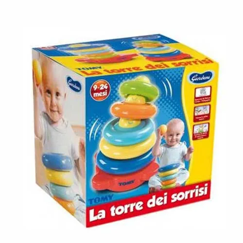 Set Anelli in Plastica per bambini Tony Prima Torre dei Sorrisi Giordani Prezzo Conveniente