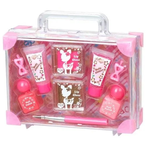 Valigetta Trucco Pop trasparente con tantissimi accessori Vendita Finale